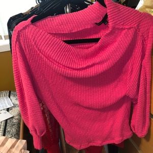 Off the shoulder sweater